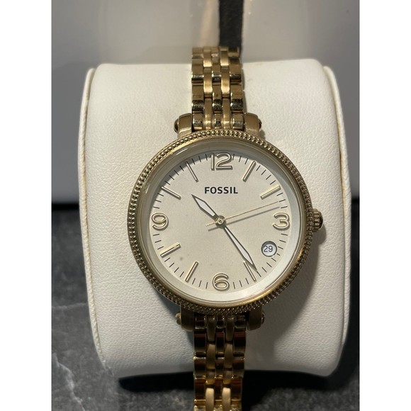 Women’s Fossil Watch - Yellow Gold Tone - Picture 2 of 5